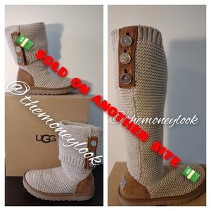 💵SOLD! UGG™  Purl Cardy Knit convertible boots 🚫